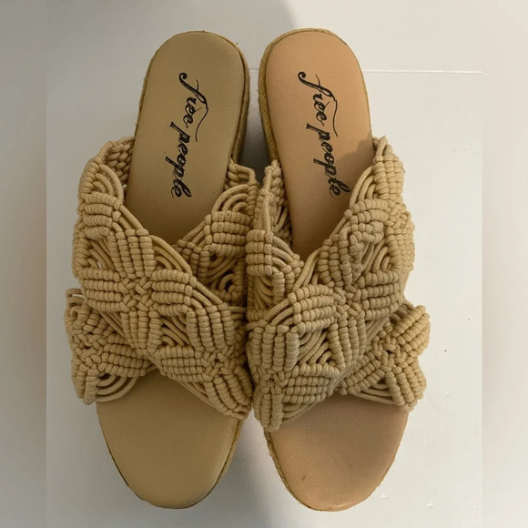 Free People Highline Platform Wedge Heel Sandals - EU 40 - Picture 2 of 12